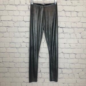 Alembika Silver Pewter Leggings Size 0
